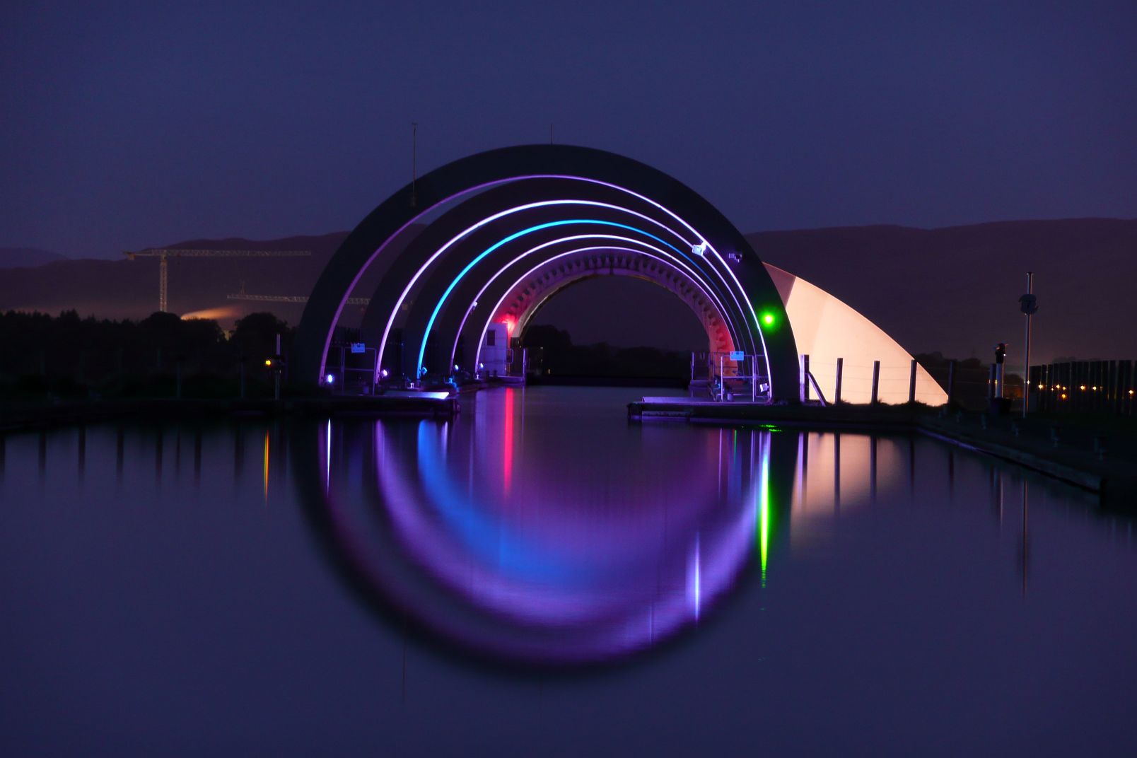 Falkirk Wheel on the Scottish Canals
