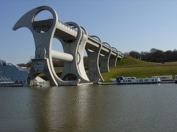 The Falkirk Wheel and the Scottish canals