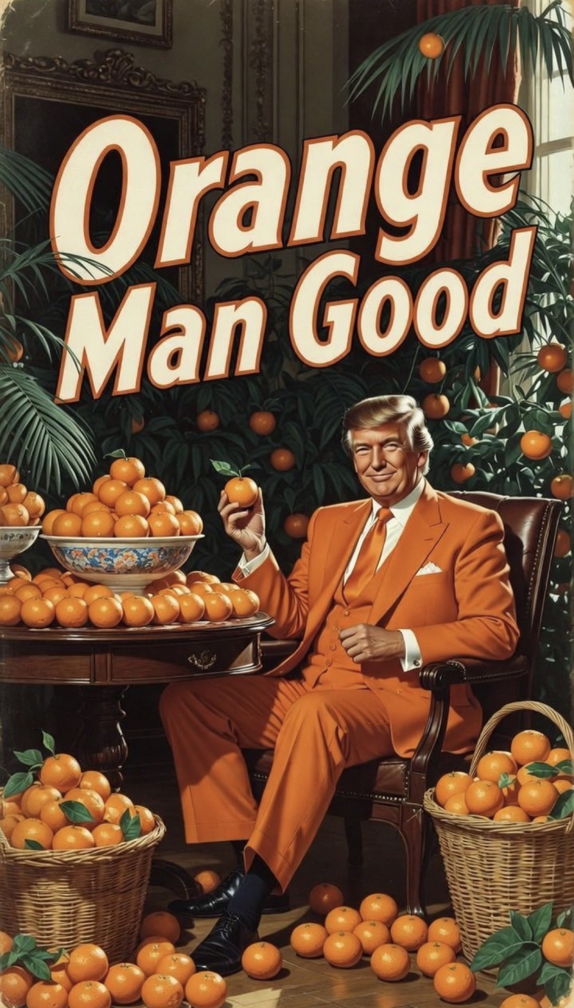 Orange Man Gold as Gold